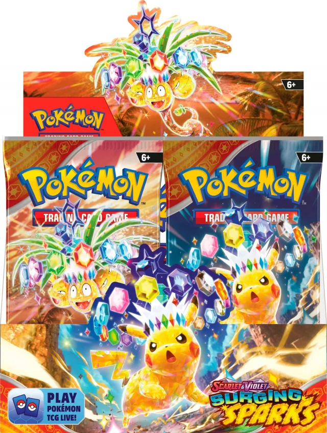 Karetní hra Pokémon TCG: Scarlet & Violet - Surging Sparks  Booster (10 karet) dupl