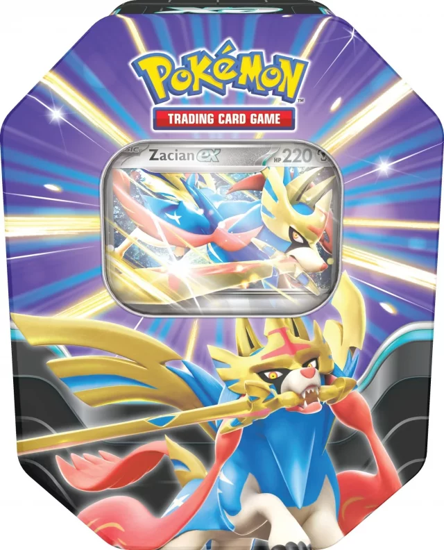 Karetní hra Pokémon TCG - Slashing Legends Tin Koraidon ex dupl