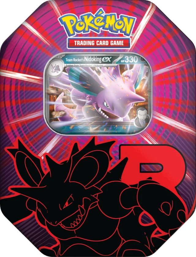 Karetní hra Pokémon TCG - Team Rocket Tin (Persian) dupl