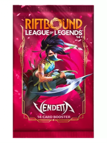 Kartová hra Riftbound TCG – Vendetta – Booster (14 kariet)