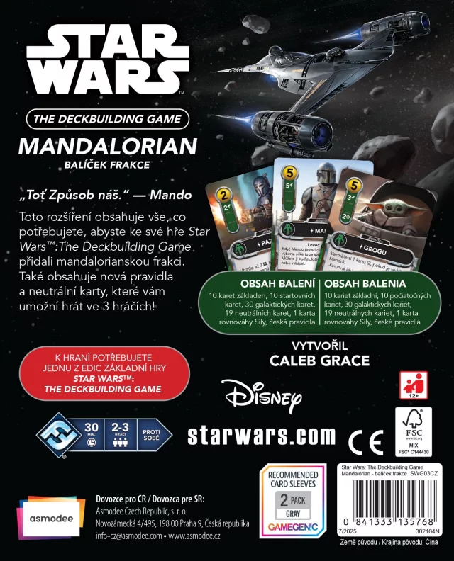 Karetní hra Star Wars: The Deckbuilding Game - The Clone Wars dupl