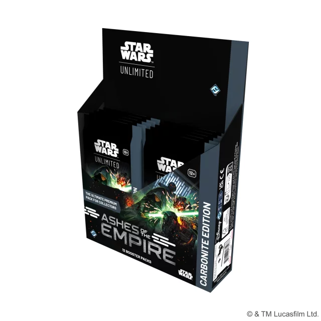 Karetní hra Star Wars: Unlimited - Ashes of the Empire Carbonite Booster Box (12 boosterů) - Zberateľská kartová hra TCG