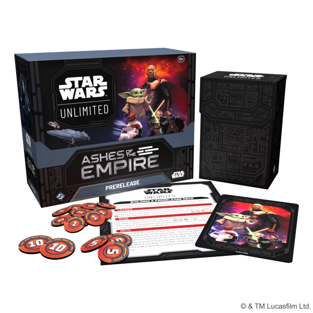 Kartová hra Star Wars: Unlimited – Ashes of the Empire Prerelease Box - Zberateľská kartová hra TCG