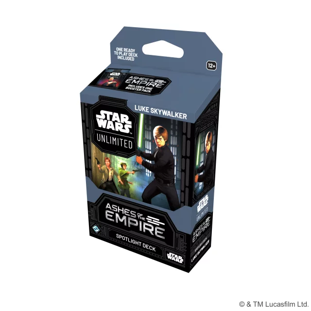 Karetní hra Star Wars: Unlimited - Ashes of the Empire Spotlight Deck (Luke Skywalker) - Zberateľská kartová hra TCG