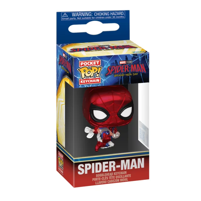 Klíčenka Spider-Man: Brand New Day - Spider-Man (Metallic) (Funko) - Figúrka