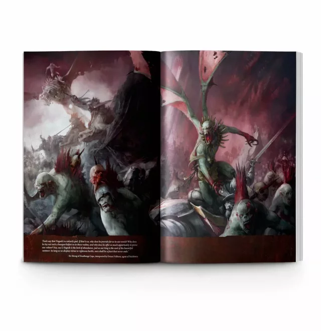 Kniha Warhammer Age of Sigmar: Battletome Slaves to Darkness (2023) dupl
