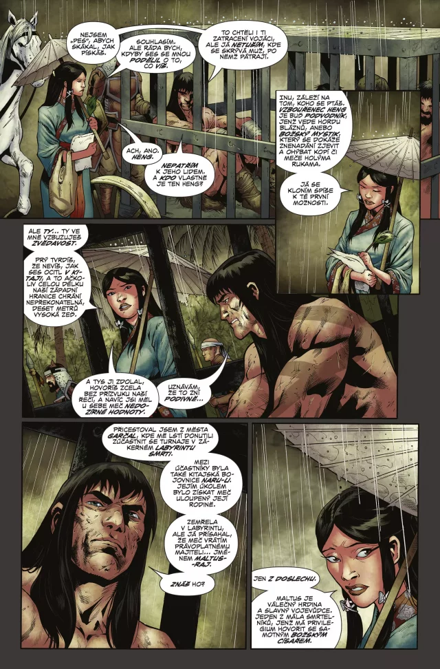 Komiks Barbar Conan 3: Labyrint smrti dupl