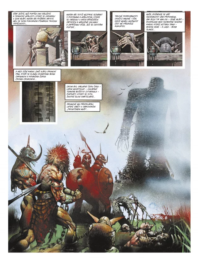 Komiks Sláine: Rohatý bůh (Velké evropské komiksy) (základní verze) dupl