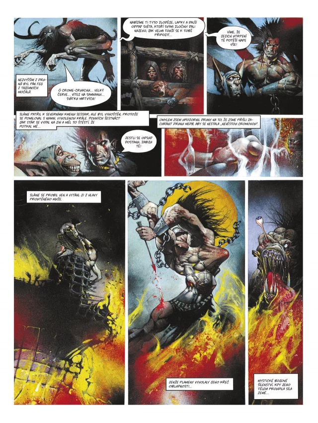 Komiks Sláine: Rohatý bůh (Velké evropské komiksy) (základní verze) dupl