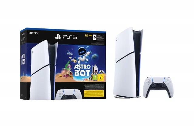 Konzole PlayStation 5 (Slim) 1 TB - Bílá (Digital Edition) - Fortnite Cobalt Star Bundle dupl