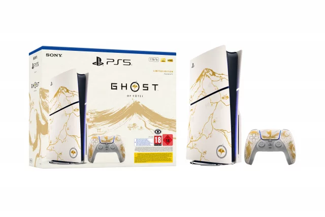 Konzole PlayStation 5 825 GB - Bílá (Digital Edition) + God of War Ragnarok dupl