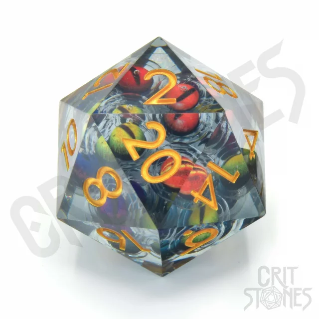 Kostky Prismatic Frost Glass - RPG Dice Set (7 ks) dupl