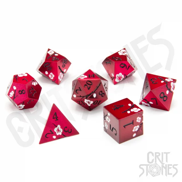 Kostky - Brutal Bane Metal - RPG Dice Set (7 ks) dupl