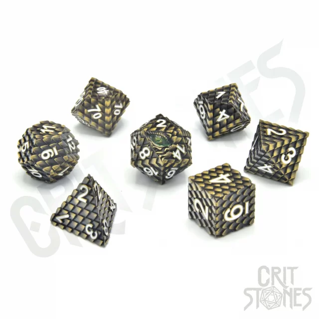 Kostky - Dawn Blossom Metal - RPG Dice Set (7 ks) dupl
