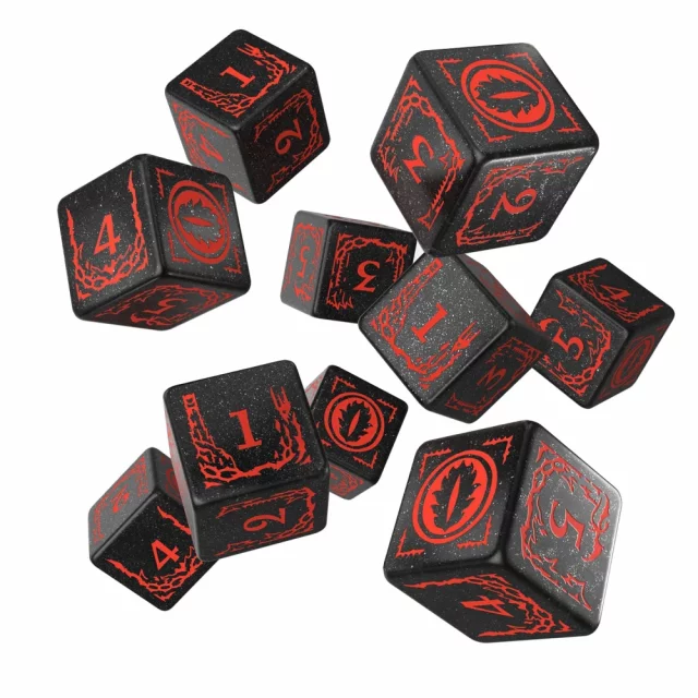 Kostky Lord of the Rings - Mordor (10 ks) - Q-Workshop