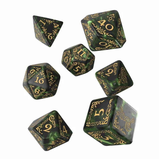 Kostky Lord of the Rings - Rohan (7 ks) - Q-Workshop