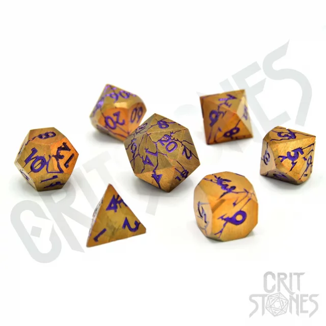 Kostky - Rage Within Metal - RPG Dice Set  (7 ks) dupl