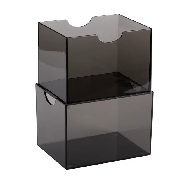 Krabička na karty Dragon Shield - Clear Black (Strongbox 100+) - Krabičky na karty