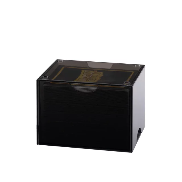 Krabička na karty Dragon Shield - Clear Black (Strongbox 100+) - Zberateľská kartová hra TCG
