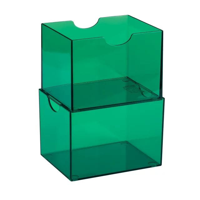 Krabička na karty Dragon Shield - Clear Green (Strongbox 100+) - Krabičky na karty