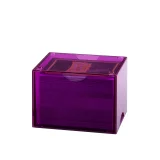Krabička na karty Dragon Shield - Clear Purple (Strongbox 100+) - Zberateľská kartová hra TCG