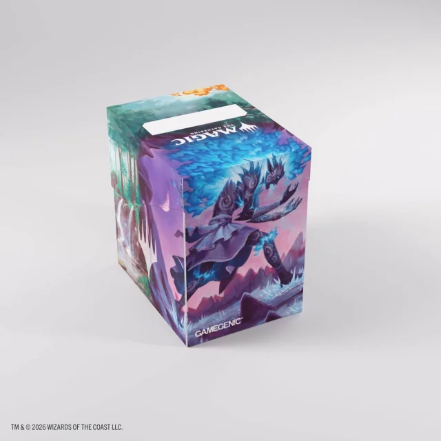 Krabička na karty Gamegenic - Magic: The Gathering Soft Crate 80+ Spider-Man/Spider-Gwen dupl