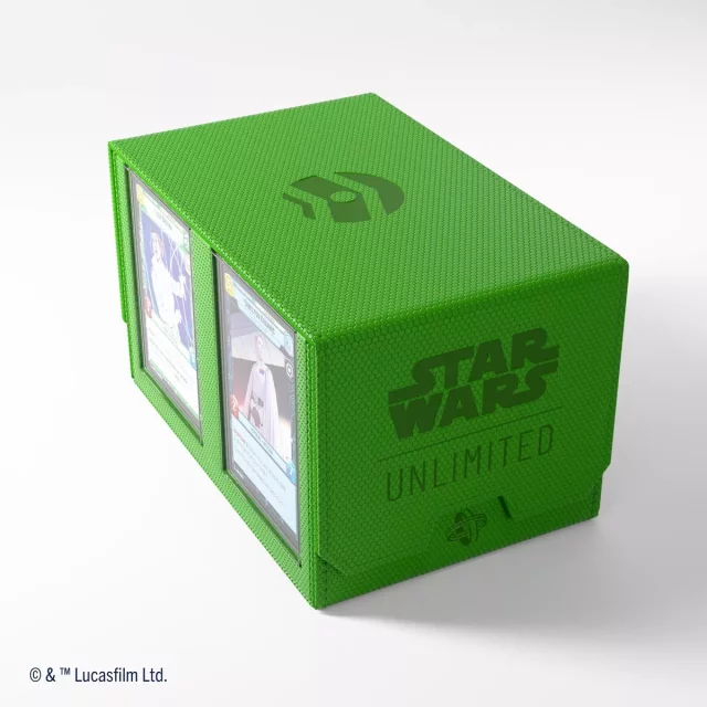 Krabička na karty Gamegenic -  Star Wars: Unlimited Double Deck Pod White/Black dupl