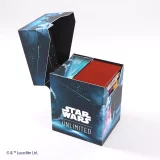 Krabička na karty Gamegenic - Star Wars: Unlimited Soft Crate Luke/Vader dupl