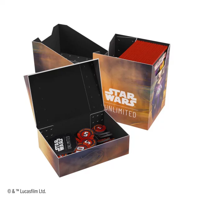 Krabička na karty Gamegenic - Star Wars: Unlimited Soft Crate Darth Maul dupl