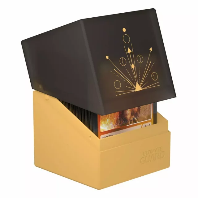 Krabička na karty Ultimate Guard - Boulder Deck Case Druidic Secrets Sol (Sand) (100+)