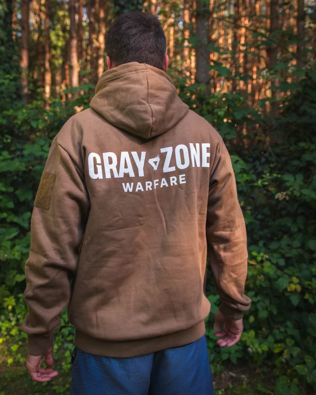 Mikina Gray Zone Warfare - Logo (se zipem) dupl