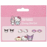 Náušnice Sanrio - Hello Kitty, Kuromi, My Melody
