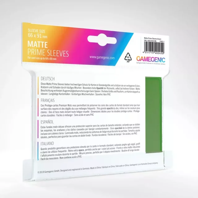 Ochranné obaly na karty Gamegenic - Prime Sleeves Matte Purple(100 ks) dupl