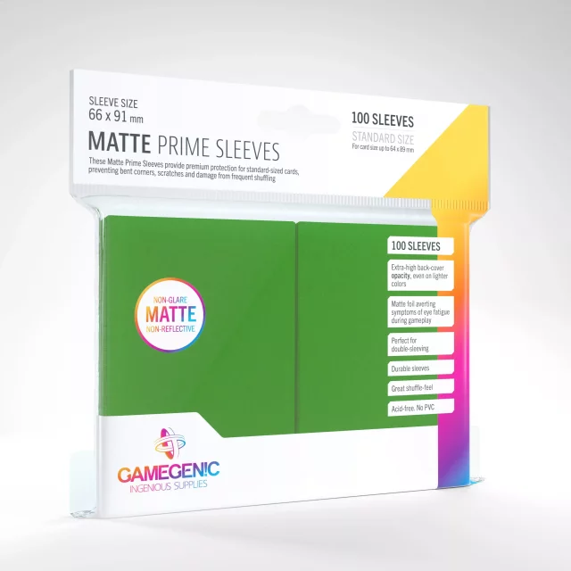 Ochranné obaly na karty Gamegenic - Prime Sleeves Matte Purple(100 ks) dupl