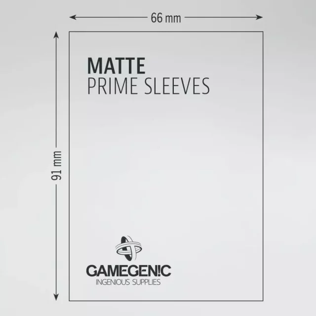 Ochranné obaly na karty Gamegenic - Prime Sleeves White (100 ks) dupl