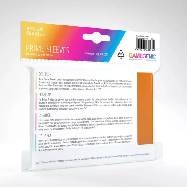 Ochranné obaly na karty Gamegenic - Prime Sleeves (100 ks)