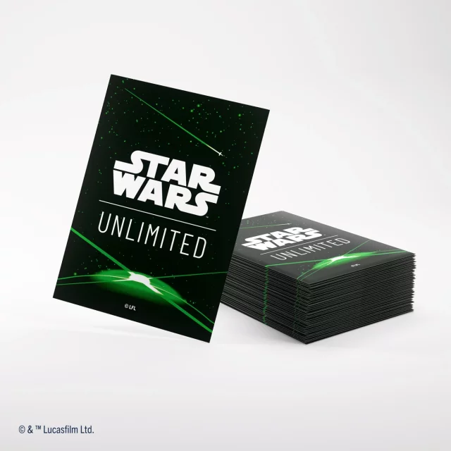 Ochranné obaly na karty Gamegenic - Star Wars: Unlimited Art Sleeves Card Back Yellow (61 ks) dupl