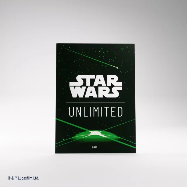Ochranné obaly na karty Gamegenic - Star Wars: Unlimited Art Sleeves Card Back Yellow (61 ks) dupl