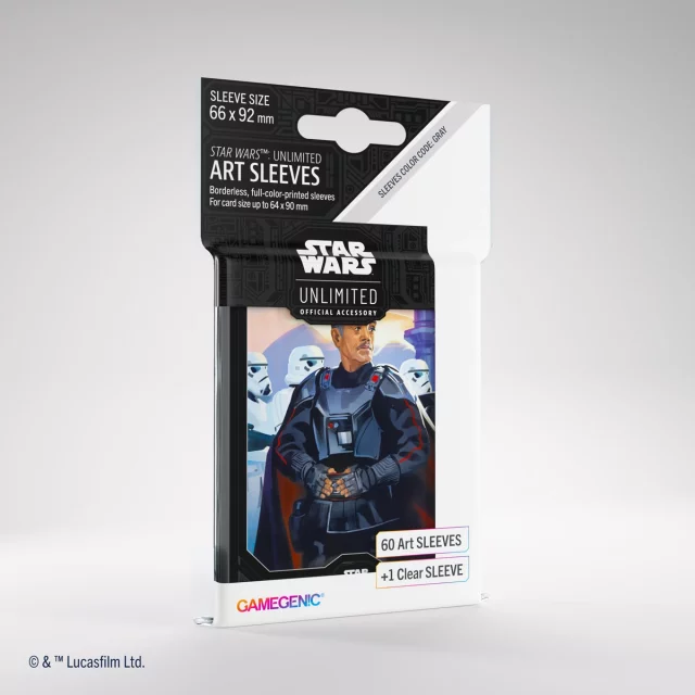 Ochranné obaly na karty Gamegenic - Star Wars: Unlimited Art Sleeves Mandalorian (61 ks) dupl