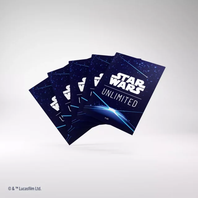 Ochranné obaly na karty Gamegenic - Star Wars: Unlimited Art Sleeves Space Blue (61 ks)