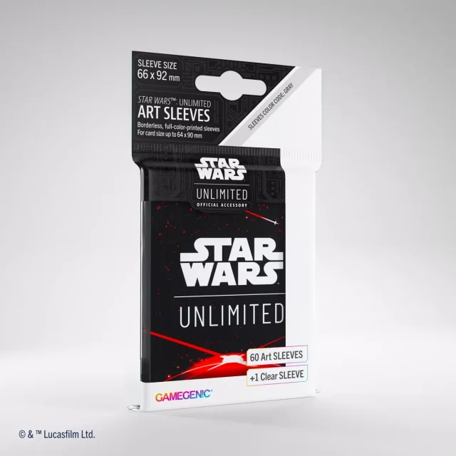 Ochranné obaly na karty Gamegenic - Star Wars: Unlimited Art Sleeves Space Blue (61 ks) dupl