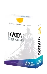 Ochranné obaly na karty Ultimate Guard - Katana Sleeves Standard Size Black(100 ks) dupl