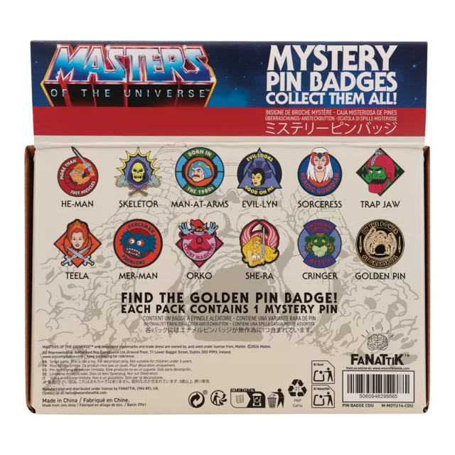 Odznak Masters of the Universe - Mystery Pin (náhodný výber) - Figúrka