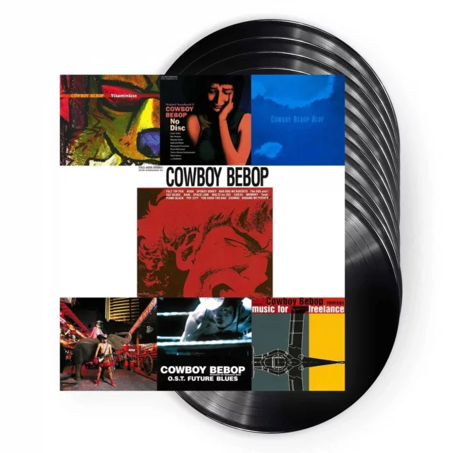 Oficiální soundtrack Cowboy Bebop (Black Pink Blue) na LP dupl