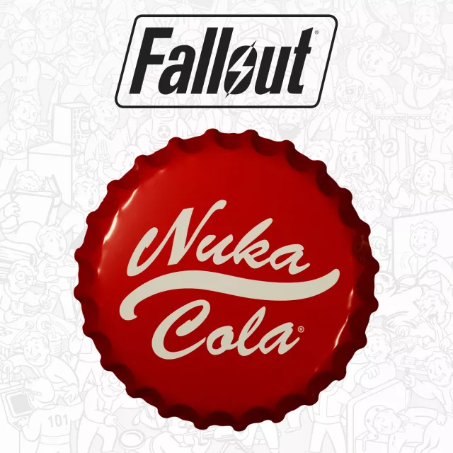 Plechová cedule Fallout - Nuka Cola Girl dupl