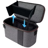 Luxusní cestovní pouzdro pro Nintendo Switch modré (Switch & Lite & OLED Model) dupl