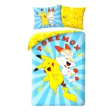 Povlečení Pokémon - Pikachu with Scorbunny on beach dupl