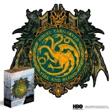 Puzzle Game of Thrones - House Targaryen (drevené)