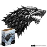 Puzzle Game of Thrones - Metallic Sigil Stark (drevené)
