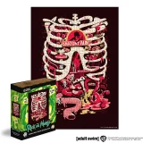 Puzzle Rick & Morty - Anatomy Park (drevené)